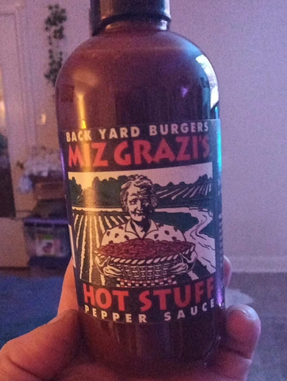 Mizgrazi's Hot Stuff Pepper Sauce - Red & Black Label